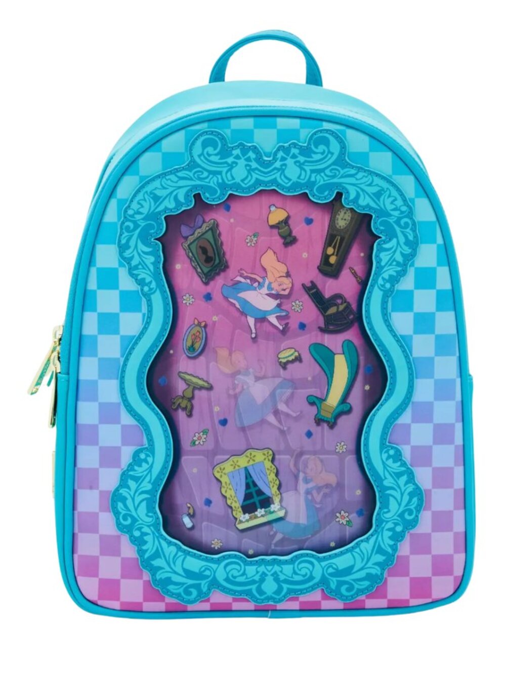 Loungefly Disney Alice in Wonderland Rabbit Hole Lenticular Mini Backpack